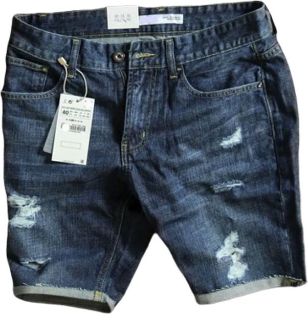 QUẦN SHORT JEAN NAM WASH RÁCH THỜI TRANG CAO CẤP