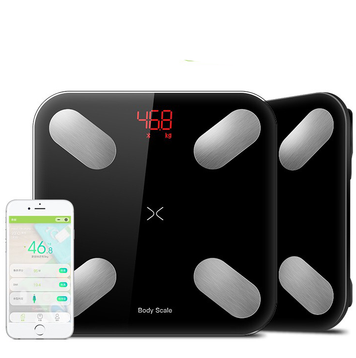 Cân Sức Khỏe Thông Minh Body Scale Kèm 1 Cuộn Thước Dây Đo Chiều Cao Cân Chính Xác 0.1g-180Kg