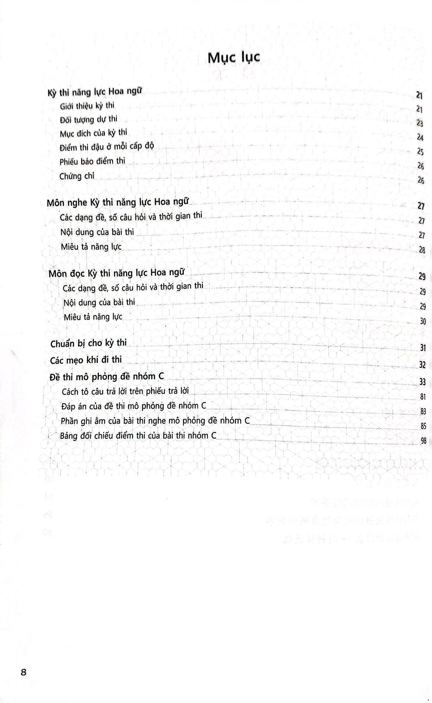 Đề Thi Mô Phỏng Đề Thi Năng Lực Hoa Ngữ - Nhóm C - Quyển 3