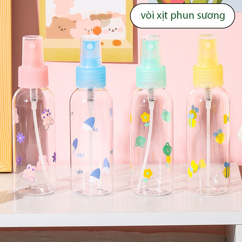 Chai chiết mỹ phẩm , bình chiết , lọ chiết du lịch 70 ml / 100 ml (màu ngẫu nhiên)