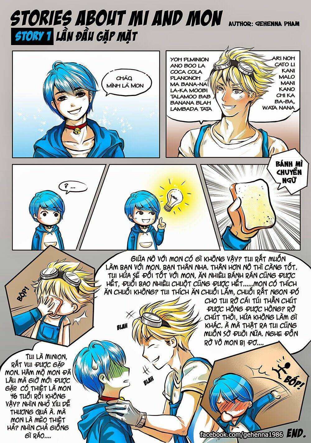 chuyện nhảm của mi và mon chapter 1 2