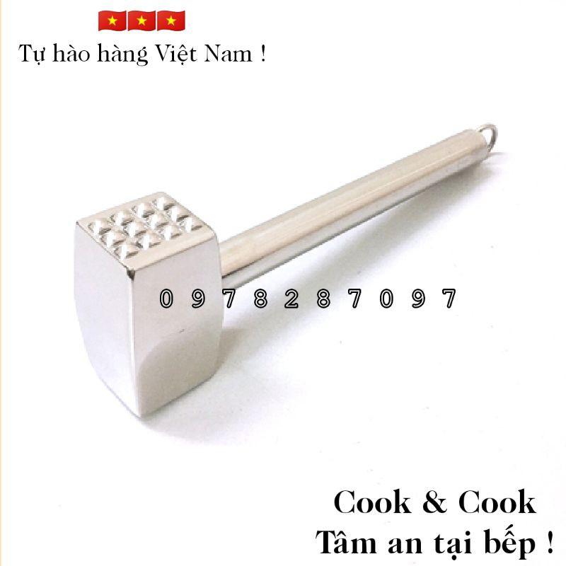 Búa đập thịt inox 304 cao cấp