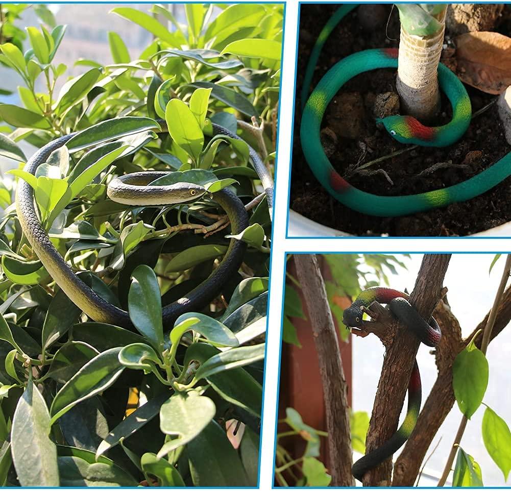 Bộ 3 Thực Tế Con Rắn Cao Su Lớn Rắn Cao Su Đồ Chơi Chơi Khăm, Trang Trí Halloween