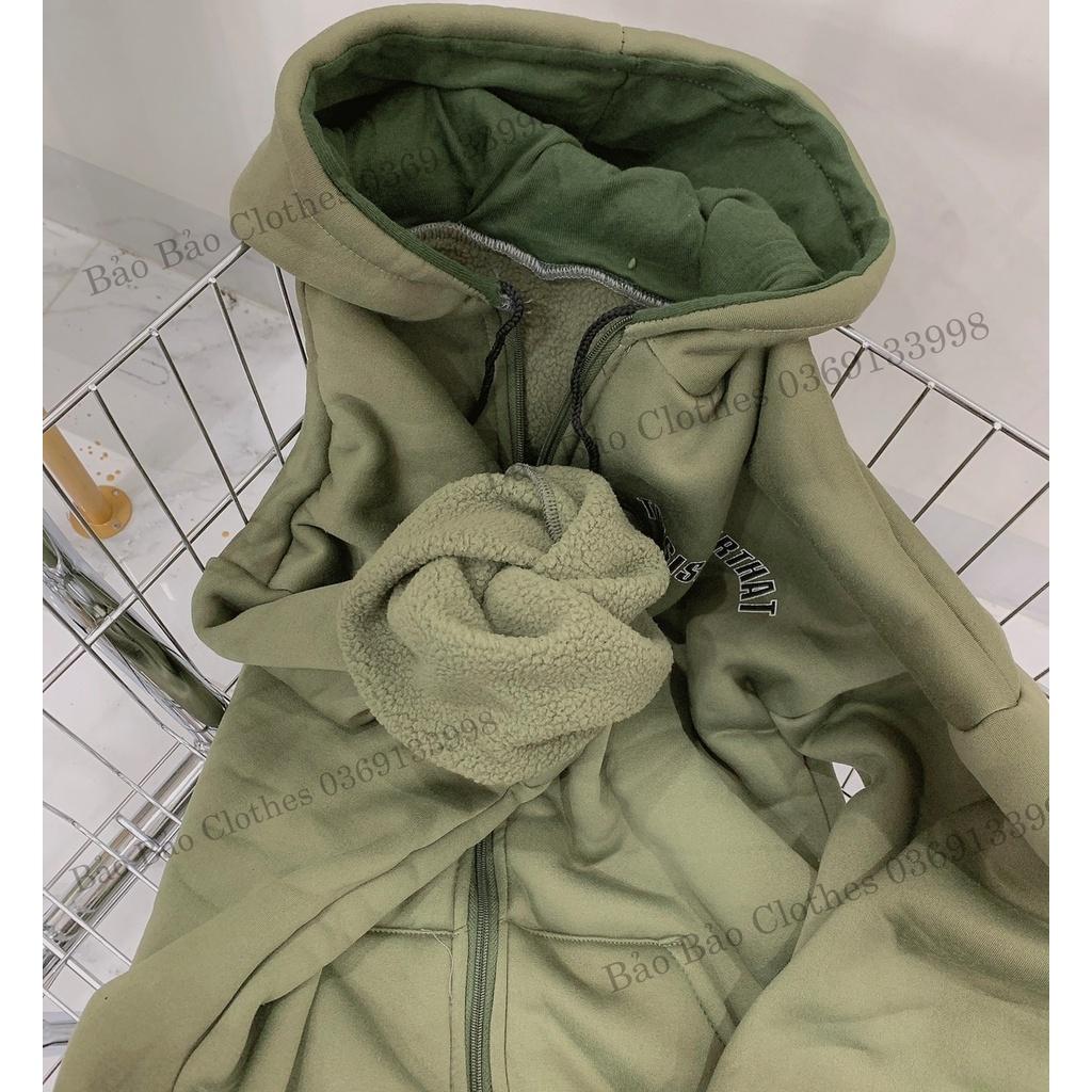 Áo Khoác Hoodie Xanh Form To Nam Nữ Unisex Mũ 2 Lớp This Dáng Rộng Tay Bồng