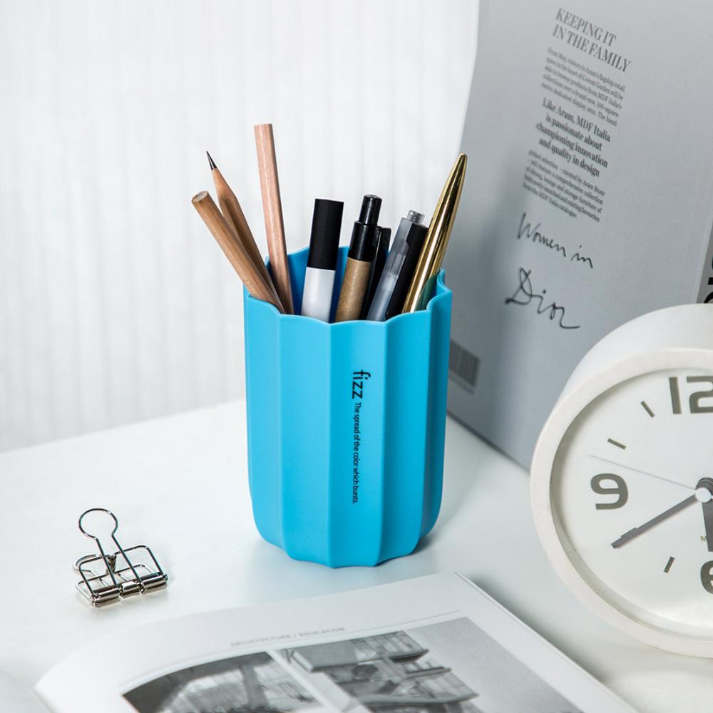 Youpin Fizz Pen and Pencil Holders Stationery Organizer for Desk Matte Office Desk Organizers Long-Lasting Silicone