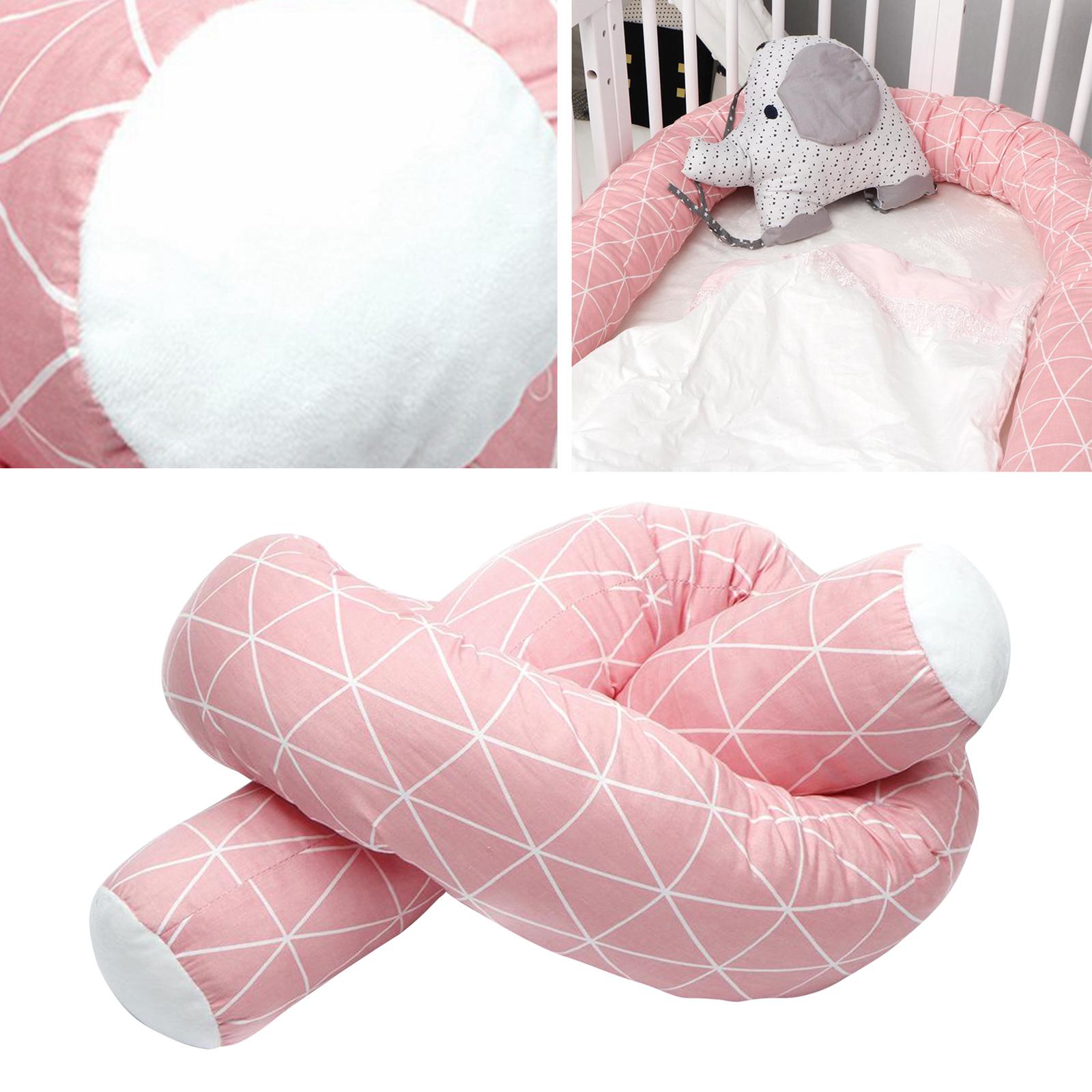 Infant Soft Cotton Bed Bumper Newborn Crib Bedding Snake Pillow