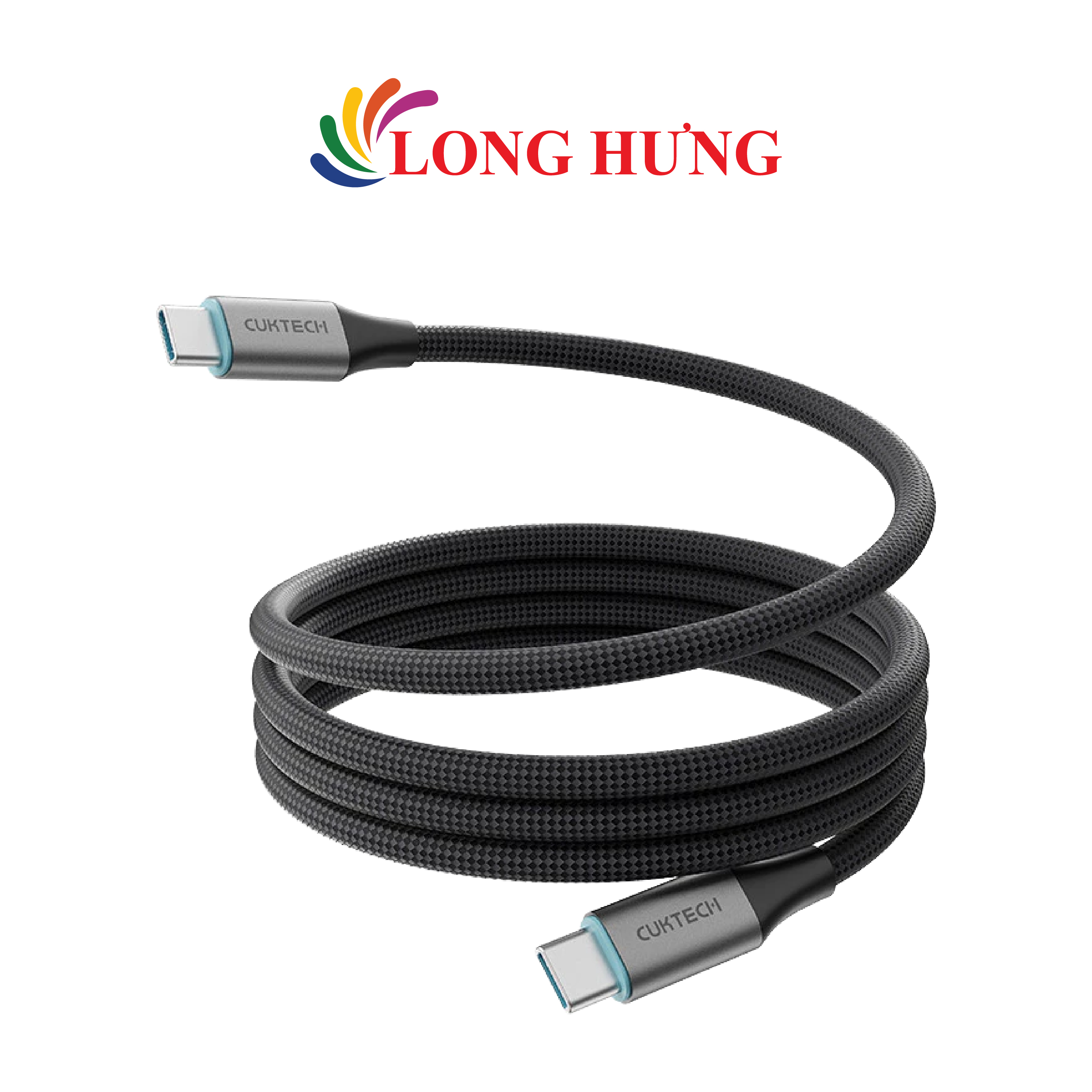 Cáp USB Type-C to Type-C Cuktech Braded Magnetic 240W PD3.1 CMC61 - Hàng chính hãng
