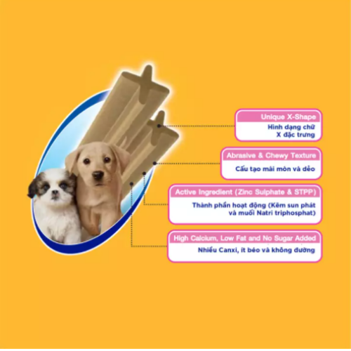 Bộ 3 bánh xương chó nhỏ Pedigree Dentastix 56g