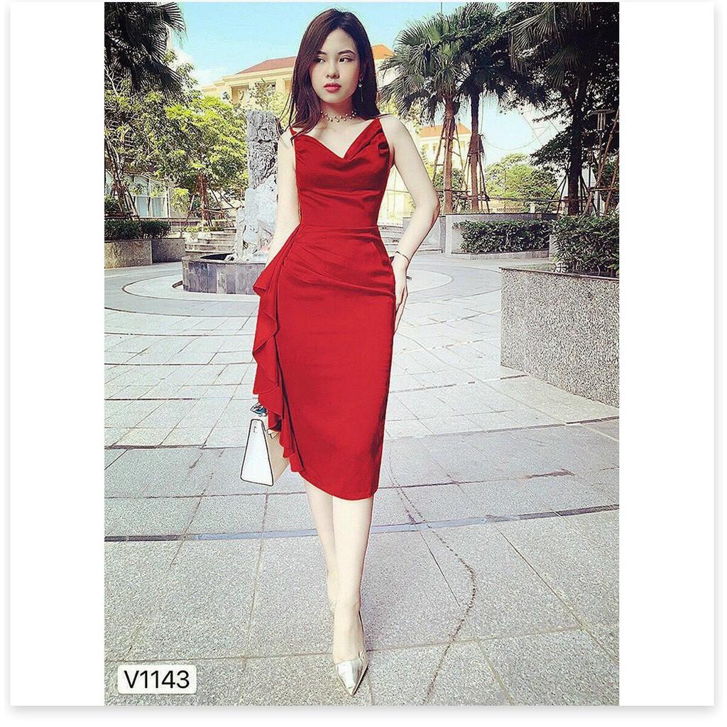 Đầm poly 2 da cực xinh siêu tôn dáng cho các chị em THỜI TRANG LANO STORE