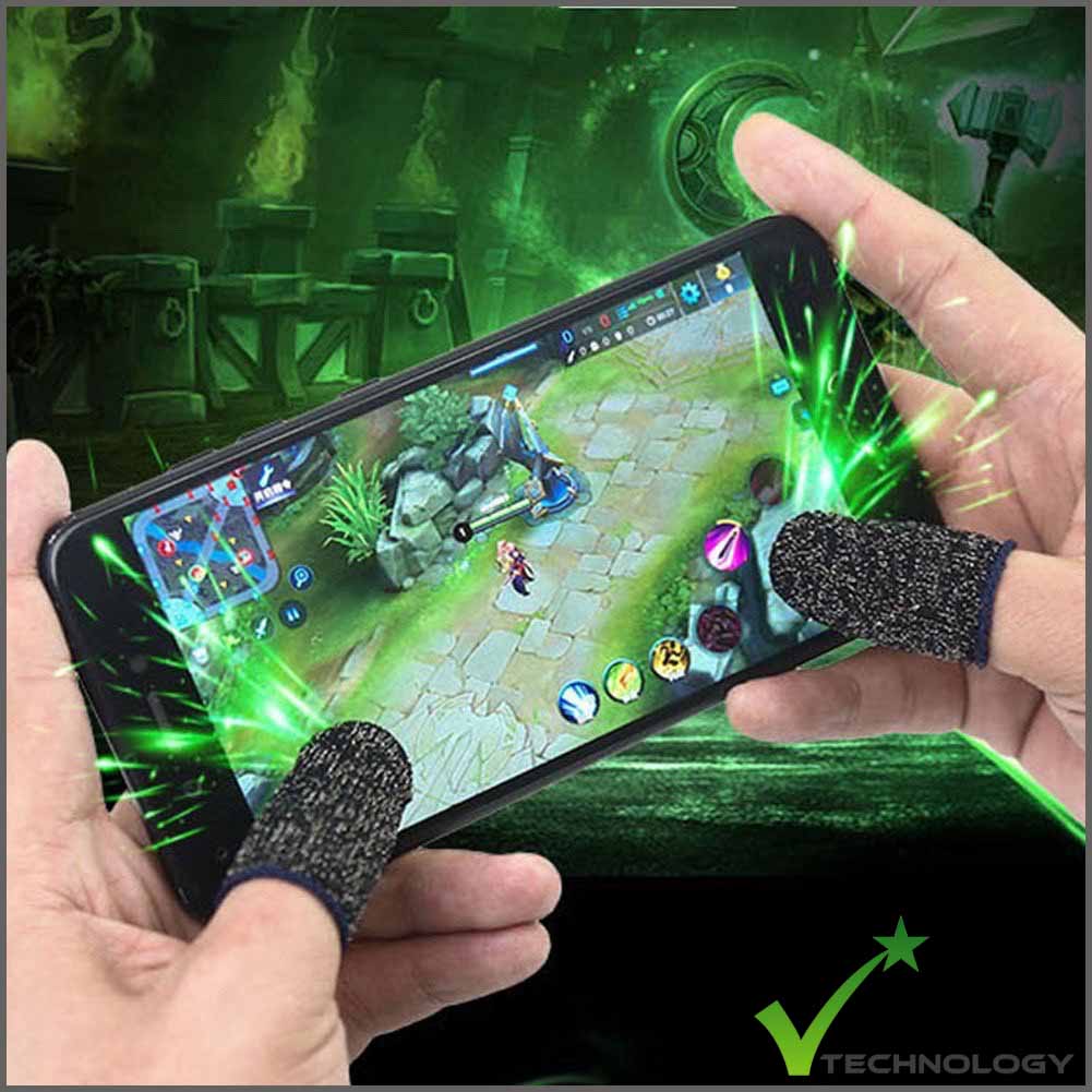 Hình ảnh Bộ Găng Tay Cảm Ứng Chơi Game Điện Thoại Chống Mồ Hôi, Chống Trượt Gear Chuyên Game Mobile-4017- Hàng Nhập Khẩu