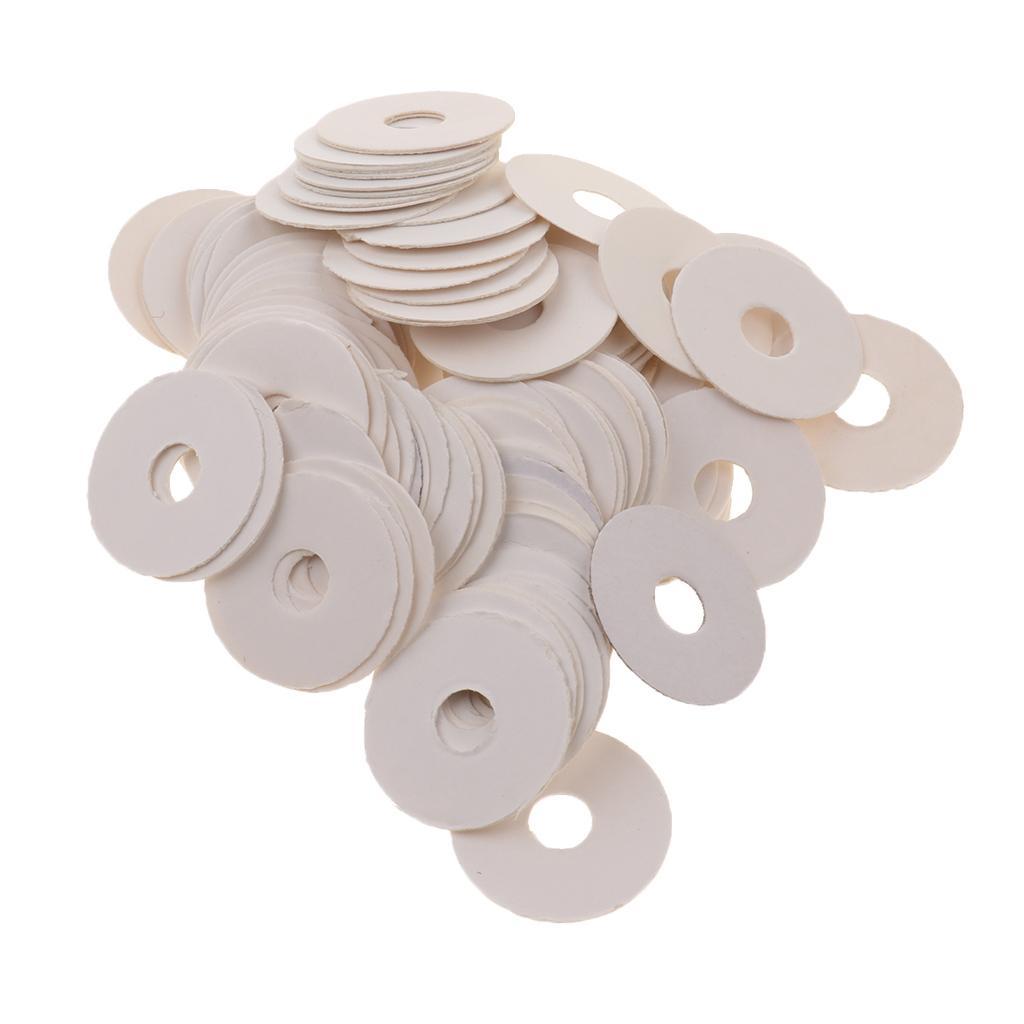 90Pcs Piano Keyboard Balance Front Rail Punchings Dia. 22mm DIY for Pianist