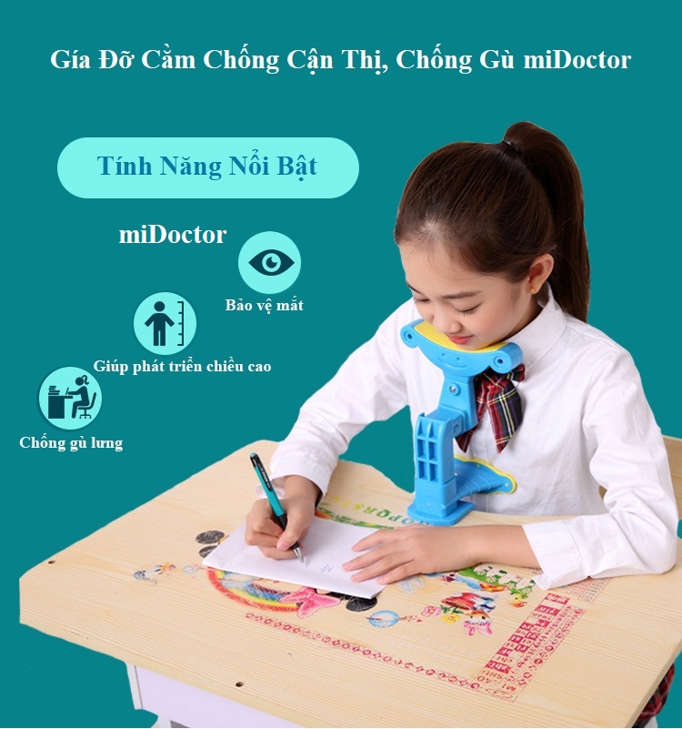 Giá Đỡ Cằm Chống Cận Thị, Dụng Cụ Chống Cận Thị, Chống Gù miDoctor