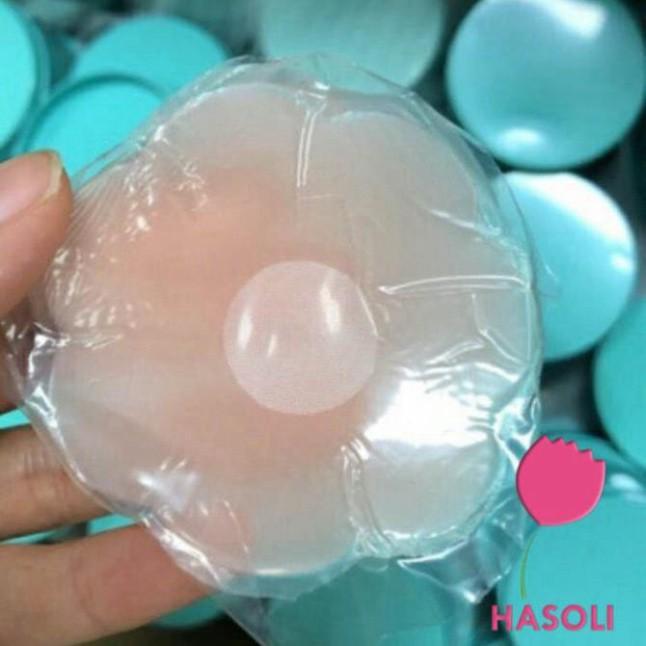 Miếng Dán Ngực Silicon Cao Cấp Hộp 5 Đôi Loại Có Nhũ Che Đầu Ti