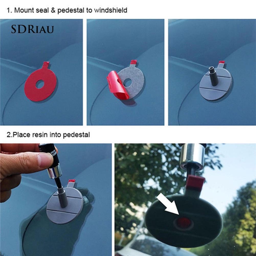 Bộ Dụng Cụ Sửa Chữa Kính Chắn Gió Xe Hơi Chip Bullseye Diy
