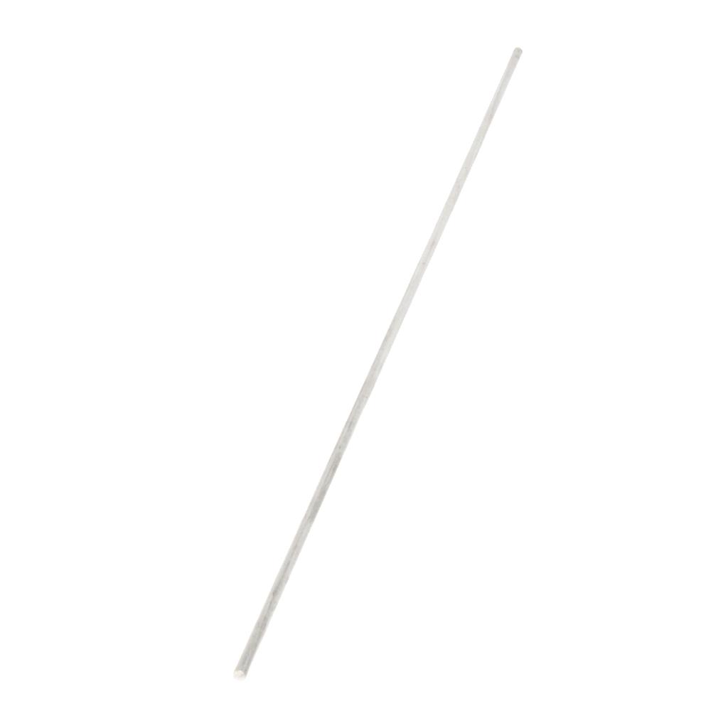 50 cm x 6063 Hợp Kim Nhôm Tròn Chắc Chắn Cần Thanh Trục, Diam. 3mm