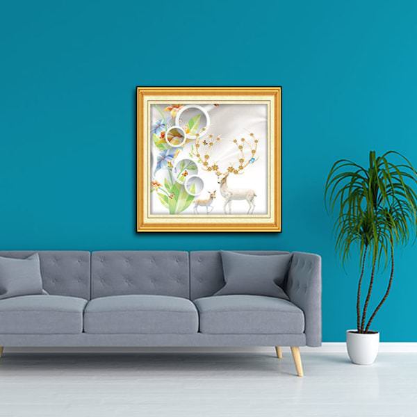 Tranh Phong Cảnh Hươu Nai Đẹp W731