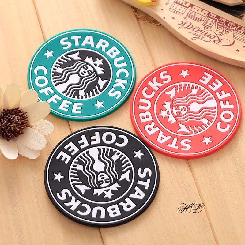 Combo 5 lót ly cao su chống trơn siêu bền starbuck
