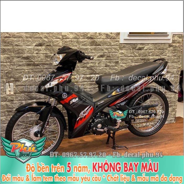 Tem rời Exciter 135 2010 đỏ đen Spark  -1