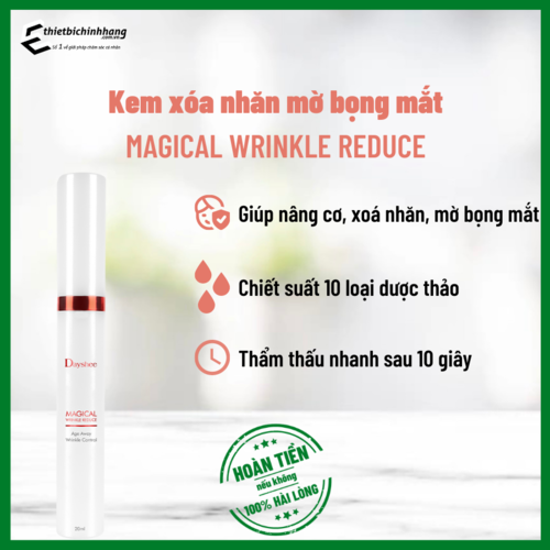 Kem xóa nhăn mờ bọng mắt sau 10S CÔNG NGHỆ HÀN QUỐC Chiết xuất mười loại thảo dược - MAGICAL WRINKLE REDUCE