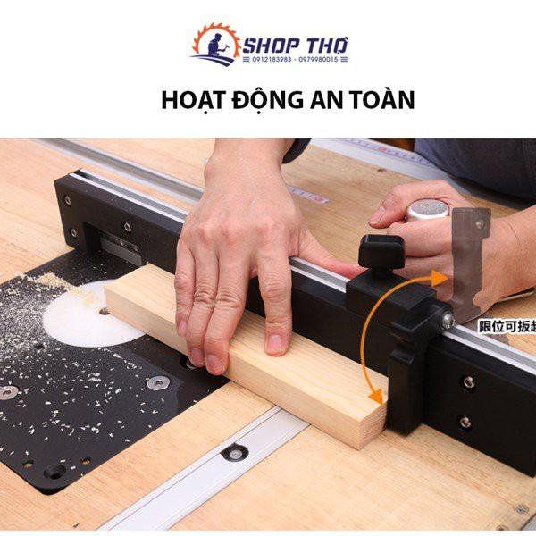 Ray trượt nhôm dài 1m hoặc 0.8m CNC liền khối chế bàn cưa, bàn phay, cnc, cơ khí chế tạo