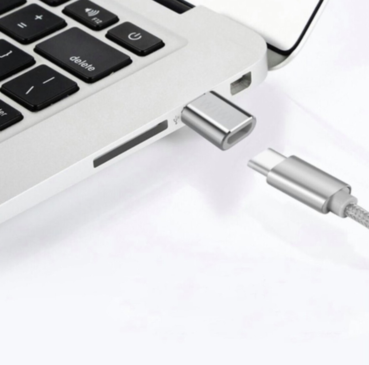 Hình ảnh Bộ Chuyển Đổi Wiwu OTG Micro USB To Type-C Cho Các Điện Thoại Phổ Thông Chất Liệu Hợp Kim Nhôm Cao Cấp - Hàng Chính Hãng