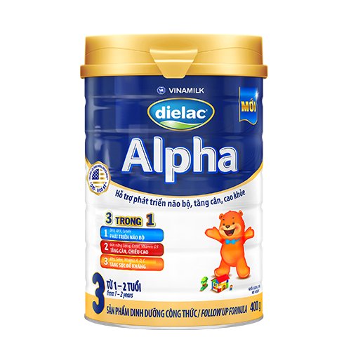 SUA DIELAC ALPHA 3 400G 1-2 TUOI