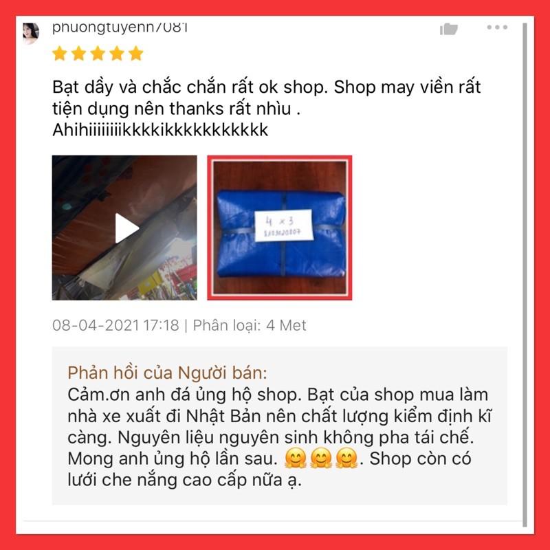 Tấm Bạt Che Mưa,Che Nắng Hàn Quốc Loại Dày 250g/m2