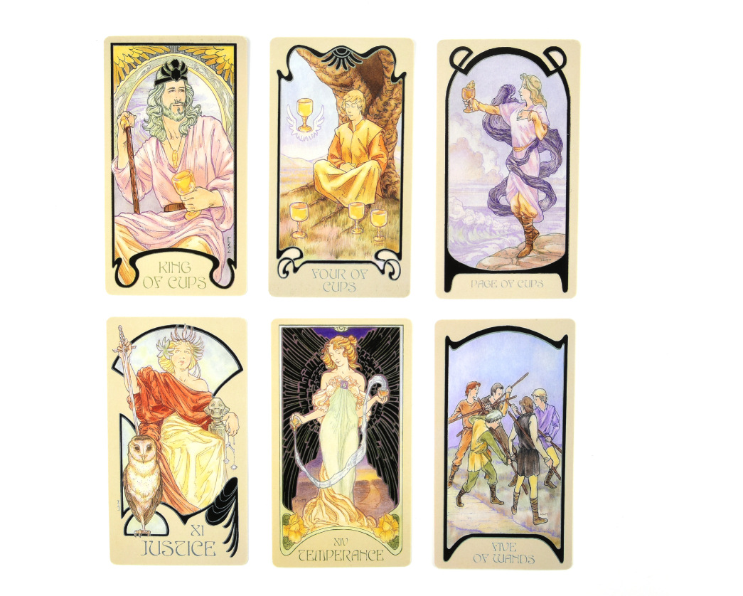 Bộ Bài Bói Tarot Ethereal Visions Illuminated Tarot Deck Cao Cấp New