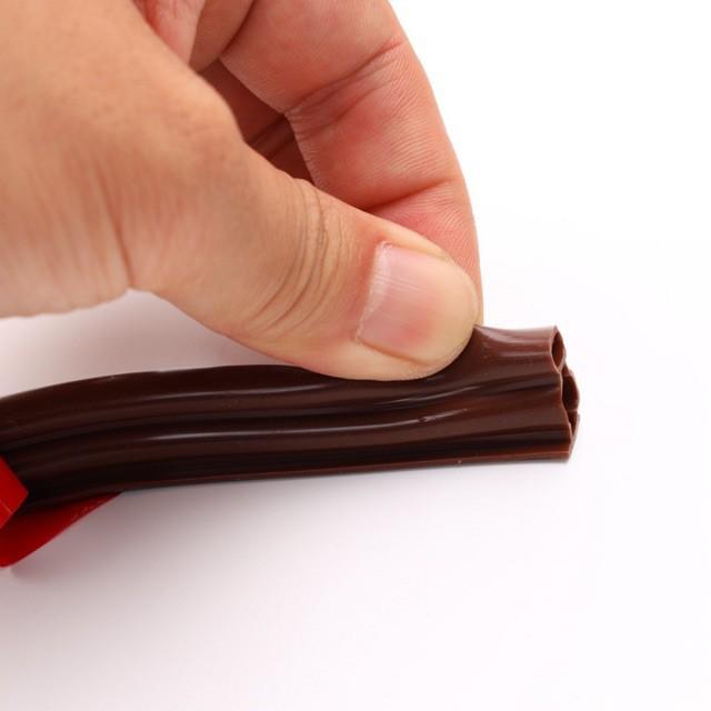 Cuộn 3 mét Gioăng Ron Cách Âm Khung Cửa Màu Nâu Loại 10*6, *8, *10, *12, *15mm