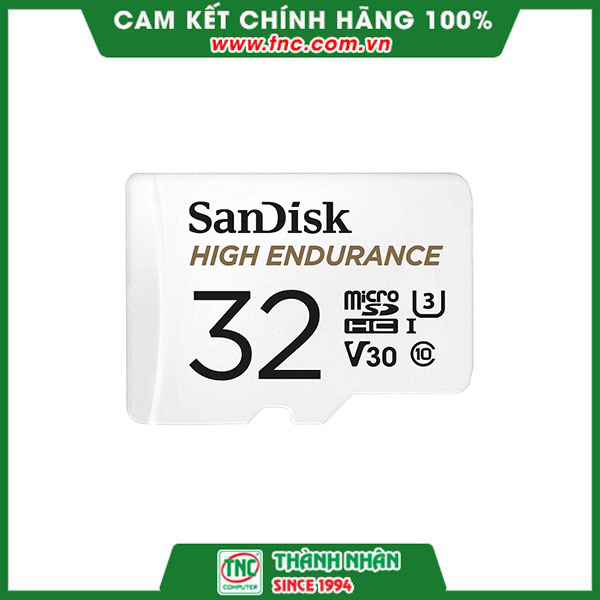 Thẻ nhớ MicroSD Sandisk High Endurance 32GB (SDSQQNR-032G-GN6IA)- Hàng chính hãng