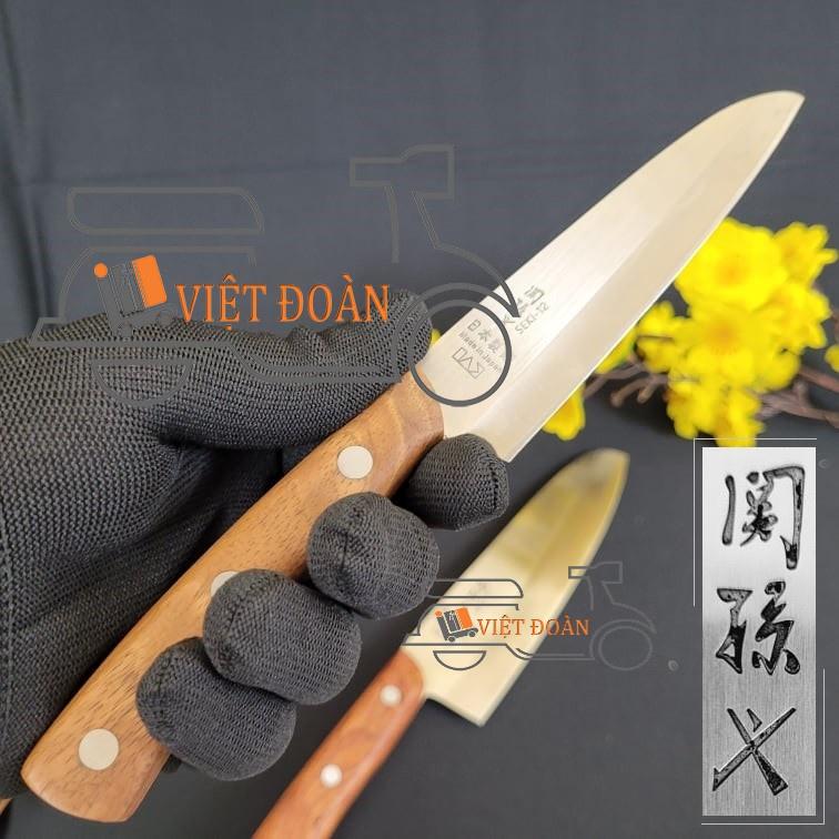 DAO SEKI KAI NHẬT BẢN - Phiên bản KAI ĐẶC BIỆT mẫu MỚI. Cán gỗ 100% tự nhiên. Dao Chặt xương Seki, Dao Thái thịt dao gọt