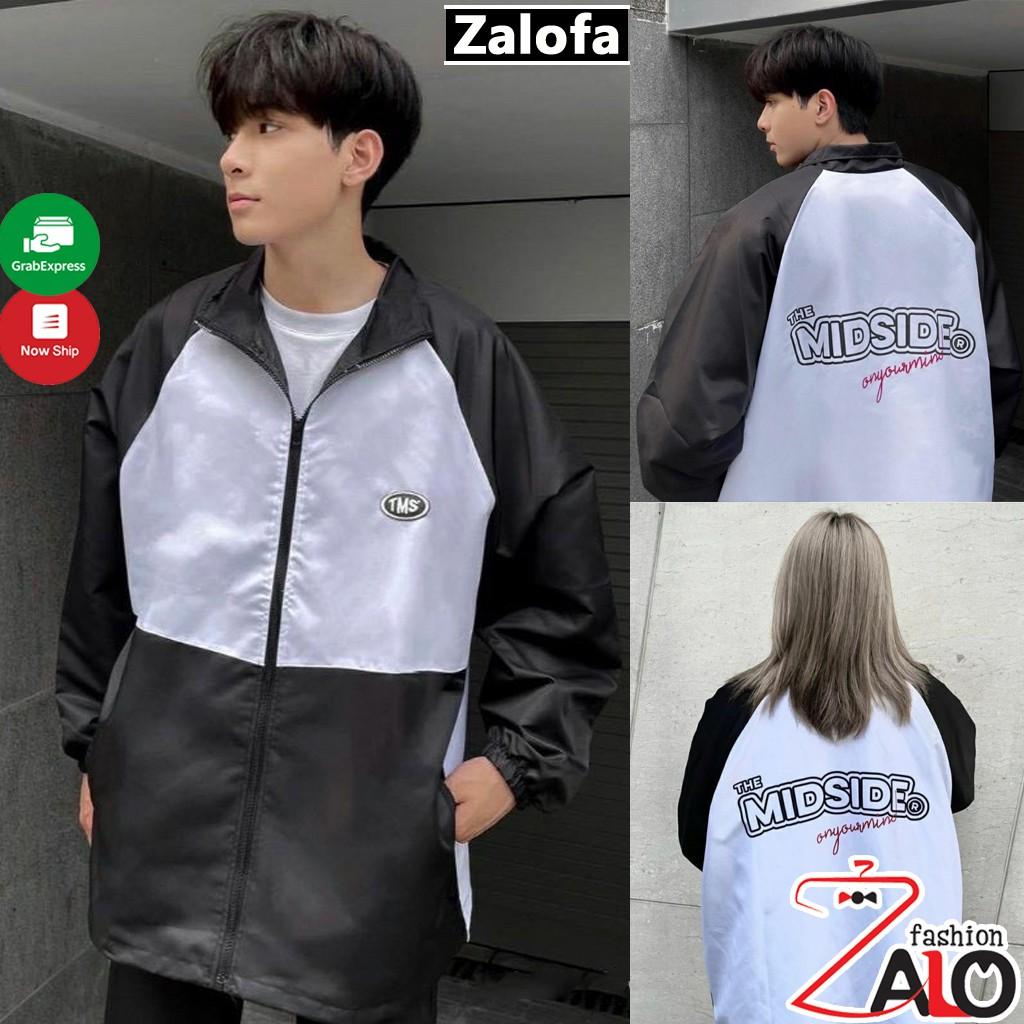 Áo khoác dù TMS 7ZIA Ulzzang Nam Nữ Unisex from rộng Bomber Jacket form rộng Unisex 2 lớp Chống Nắng Siêu Hot ulzzang Jacket Bomber Life Unisex