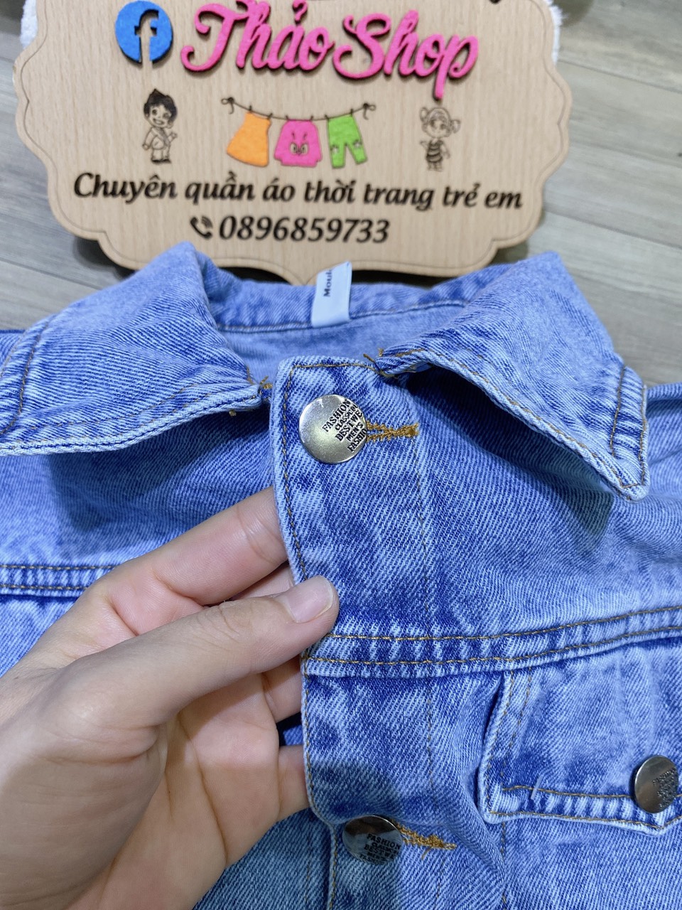 ÁO KHOÁC JEANS CHO BÉ