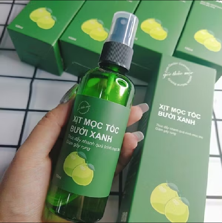 tinh dầu bưởi xịt kích thích mọc tóc loại tốt