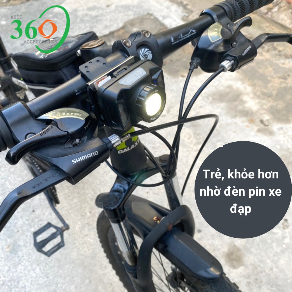 Giá Đỡ Đèn Pin Xe Đạp Dành Cho Đèn Pin Đội Đầu HNK-003, Có 3 Lựa Chọn Gắn Trên Ghi Đông, Trên Cổ Yên Xe Và Giá Đỡ Nam Châm