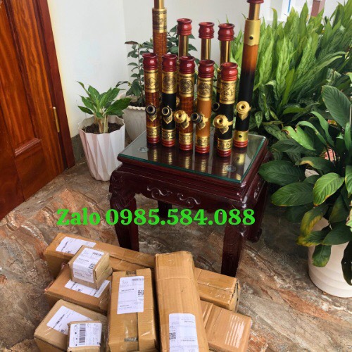 Điếu cày mini rút 30-45cm bọc đồng siêu đẹp
