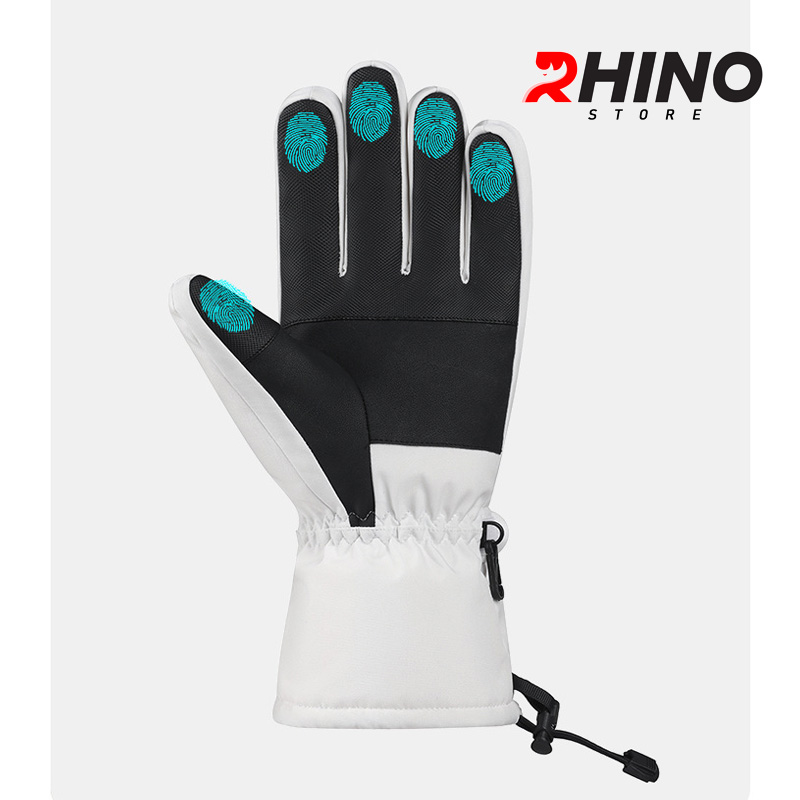 Găng tay nam nữ giữ ấm Rhino G906 chống gió, lót lông cừu