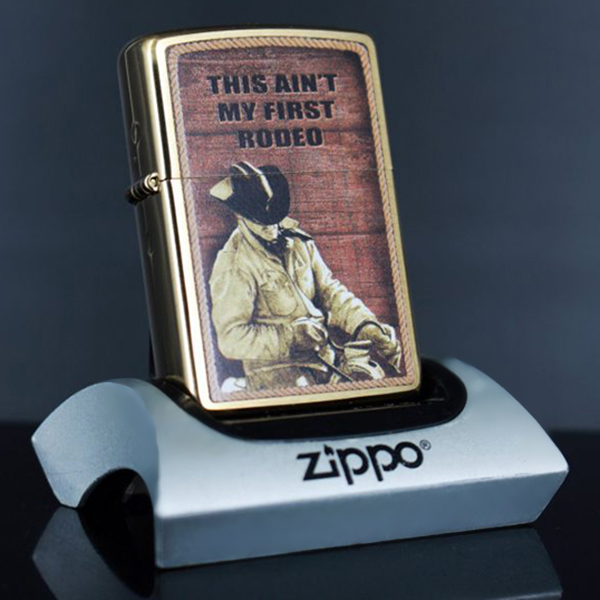 Bật Lửa Zippo 204b Cowboy This Aint My First