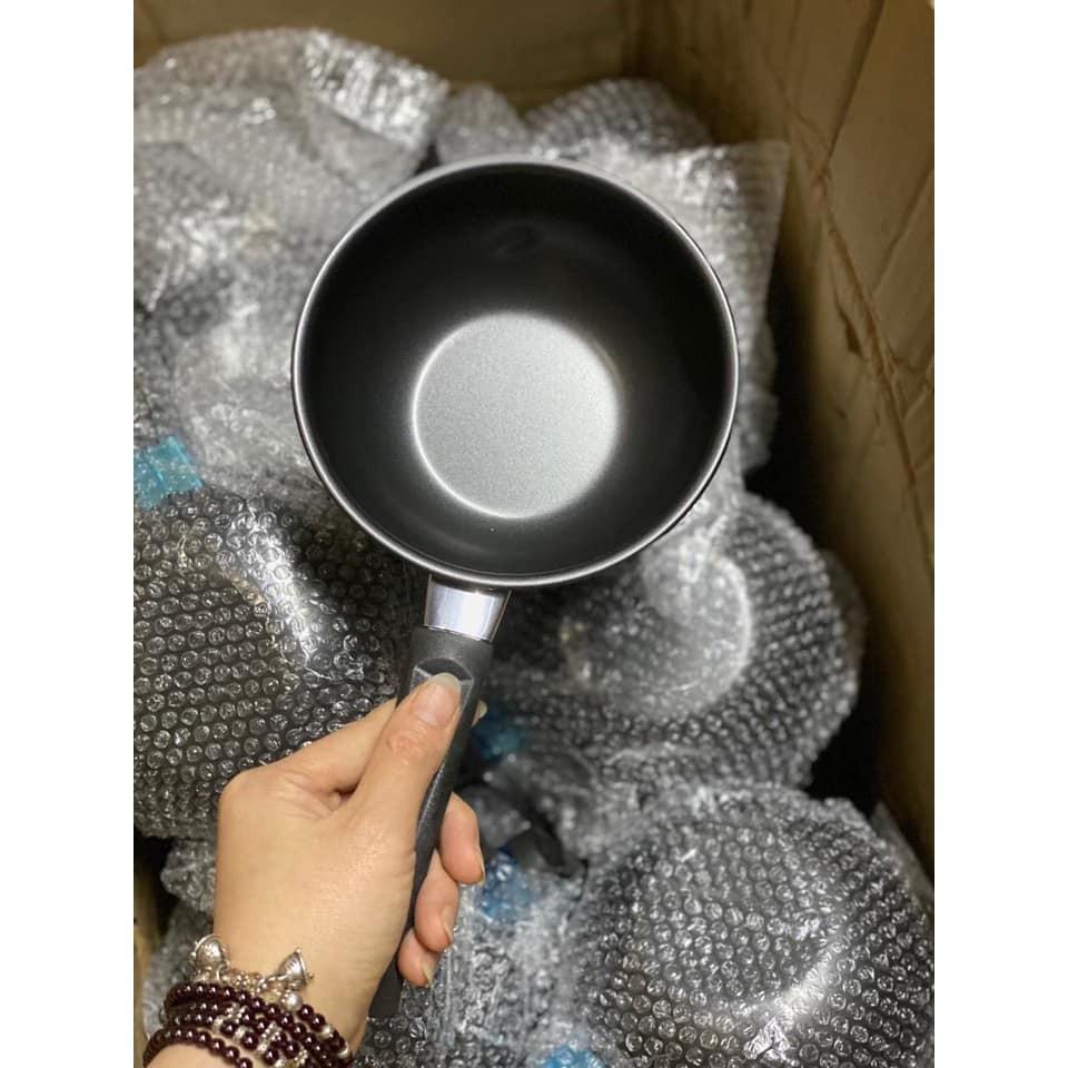 Chảo chống dính sâu lòng size 18cm siêu bền thích hợp với mọi loại bếp cả bếp ga và bếp từ - Chảo đa năng tiện lợi