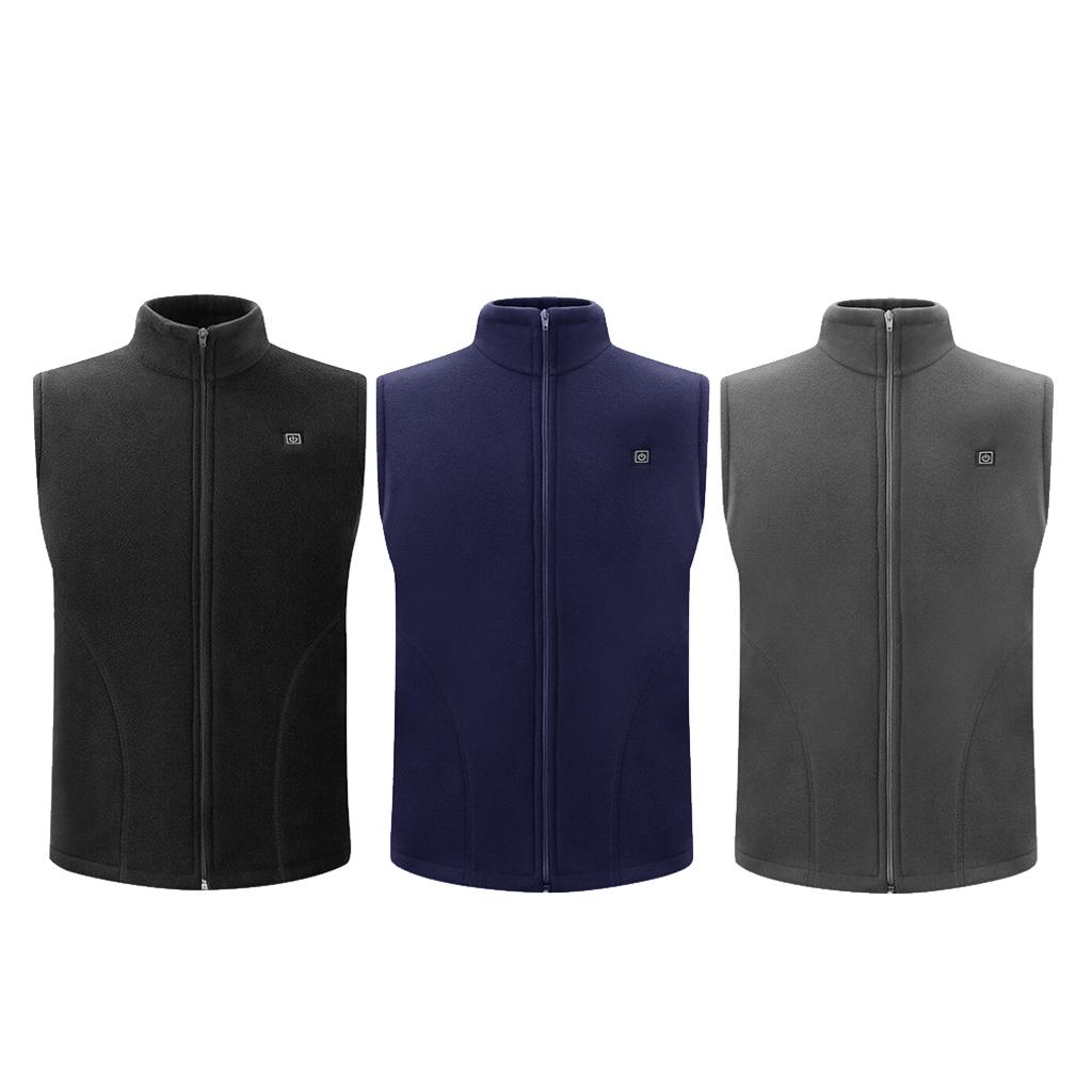 USB Heated Vest Winter Warm Washable Heating Vest Jacket For Hiking Travel