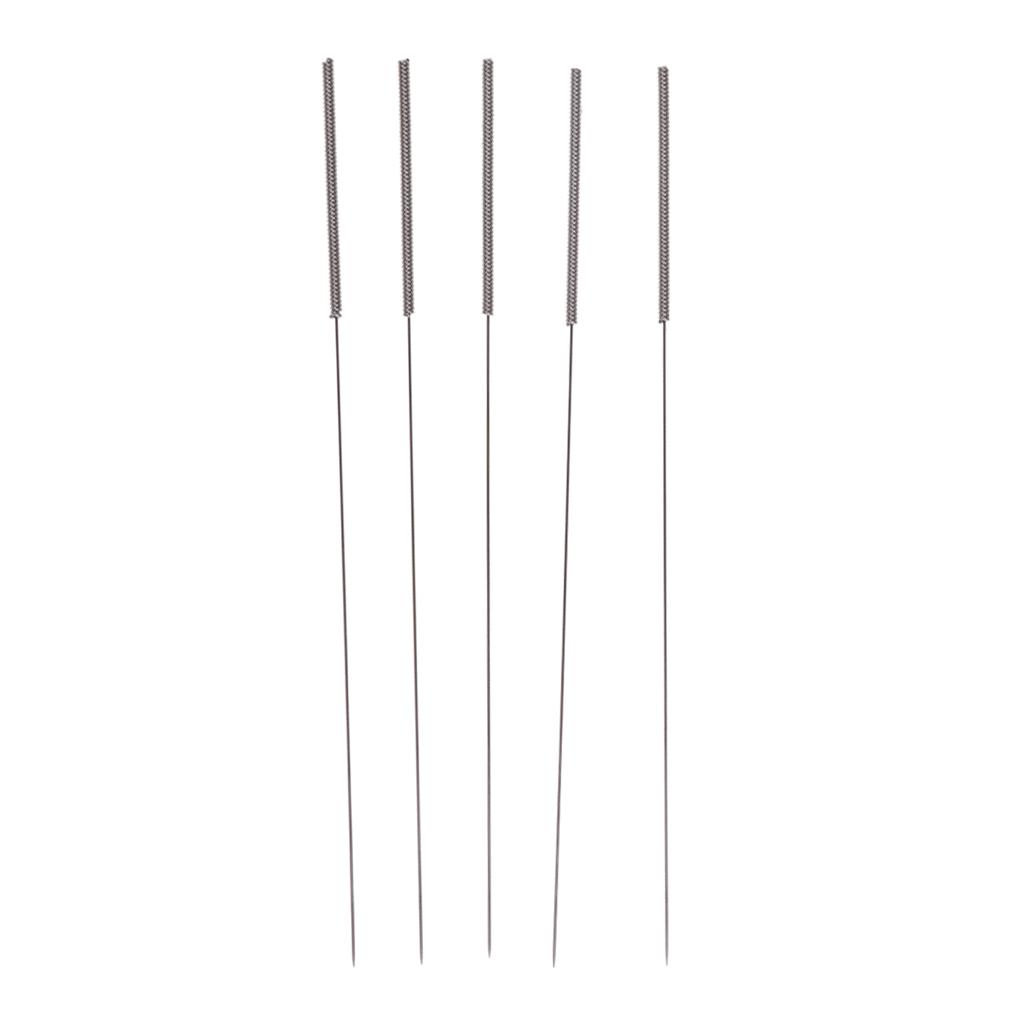 5Pcs Bendable 3D Printer Nozzle Cleaning Drill Needle 0.15/0.2/0.3/0.4mm
