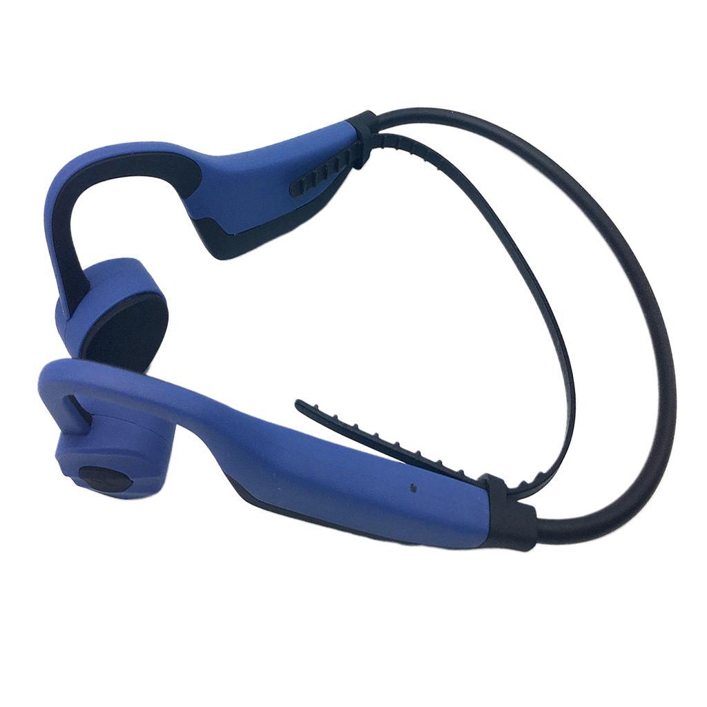 Headphones Wireless Bluetooth Earphone Headset W/ Mic Blue