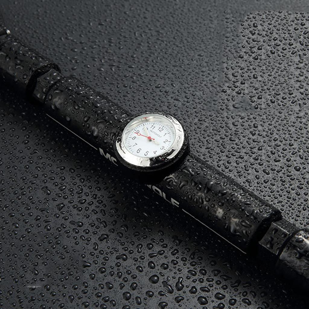 Motorcycle 22mm 7/8" Handlebar Balance Cross Bar Steering Lever with Clock