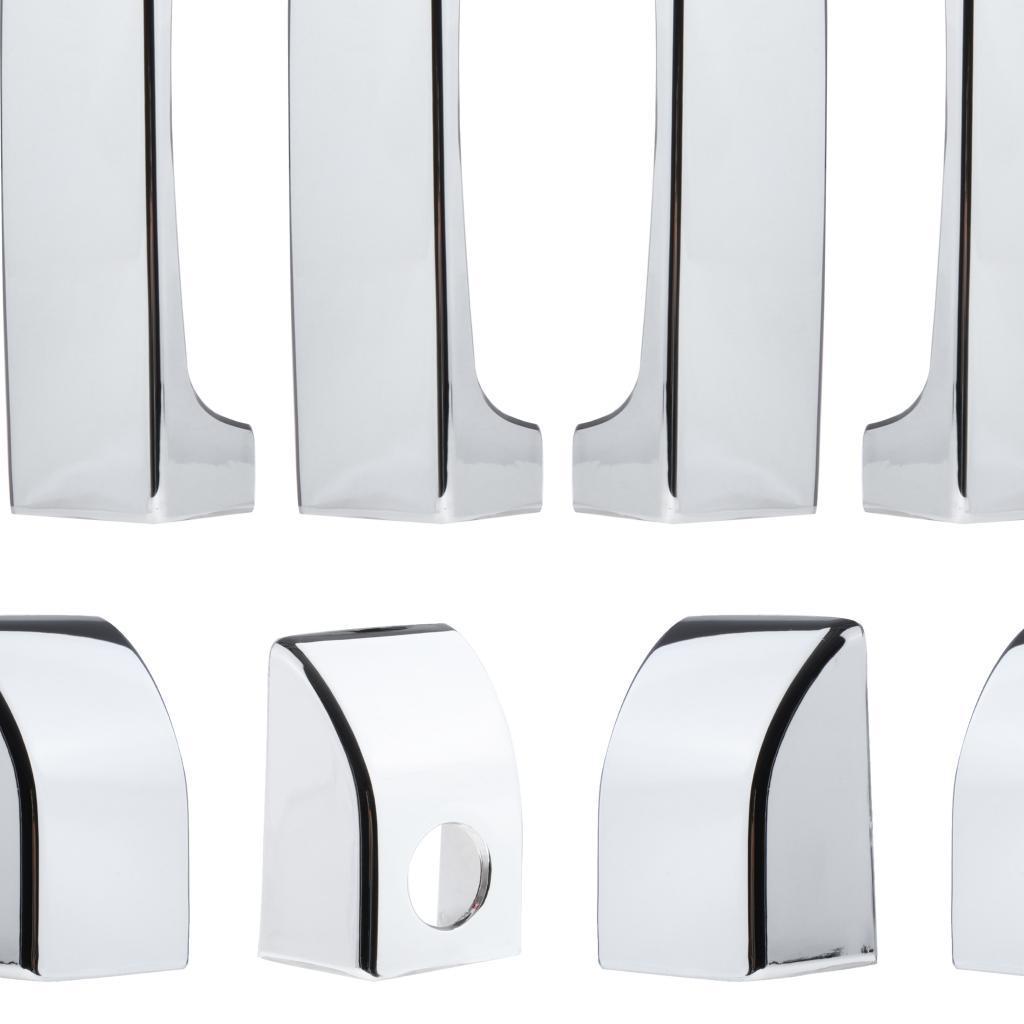 8x Auto Front Driver Side Door Handle Cover Trim Kit for Range Rover L322 02-12