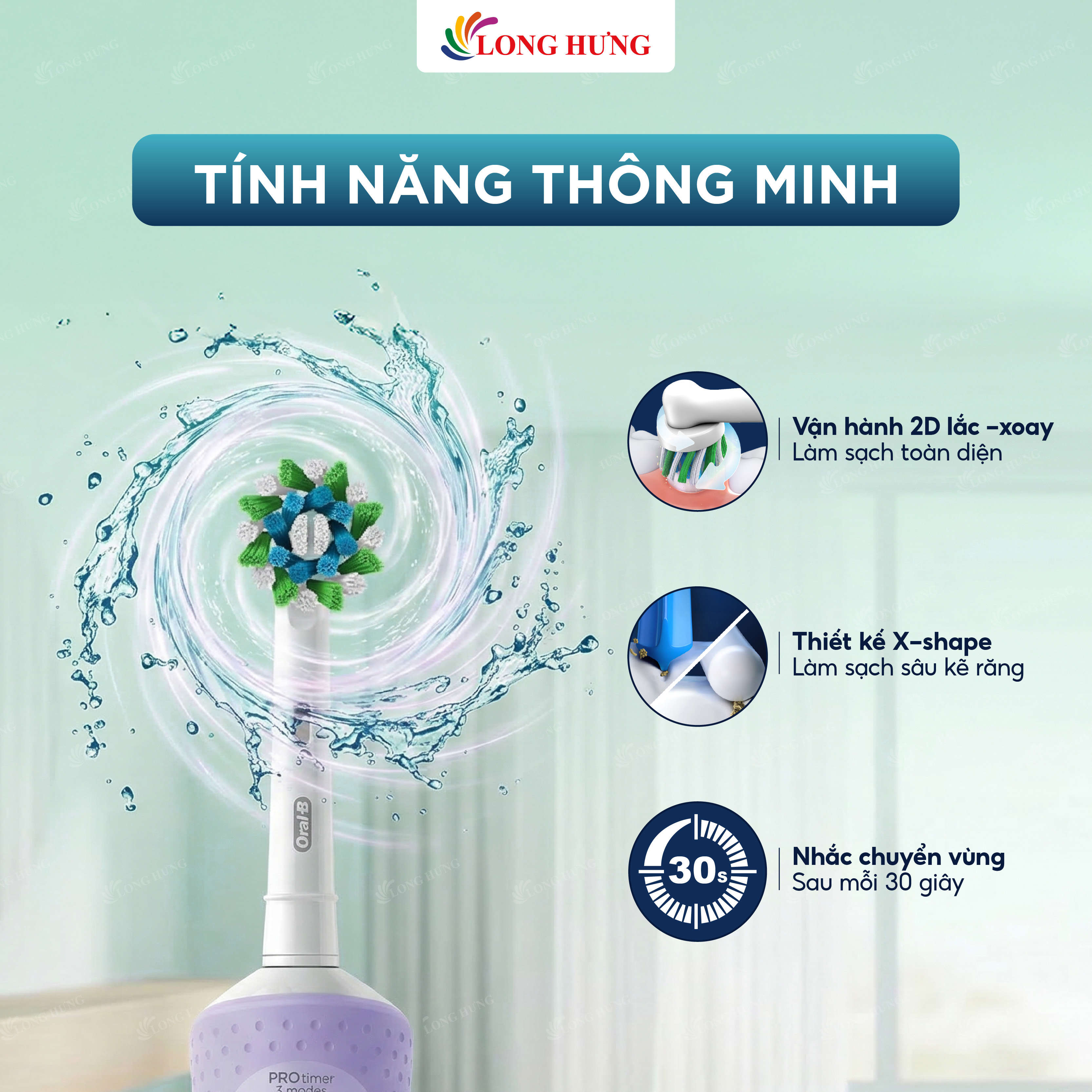 Bàn chải điện Oral-B Vitality Pro - Hàng chính hãng