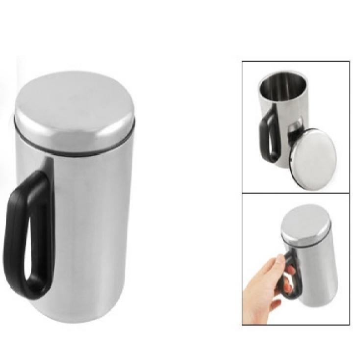 Ca giữ nhiệt 2 lớp - ca inox Thermos giữ nhiệt 500ml có nắp kín Ca giữ nhiệt inox 500ml , Ly giữ nhiệt có nắp