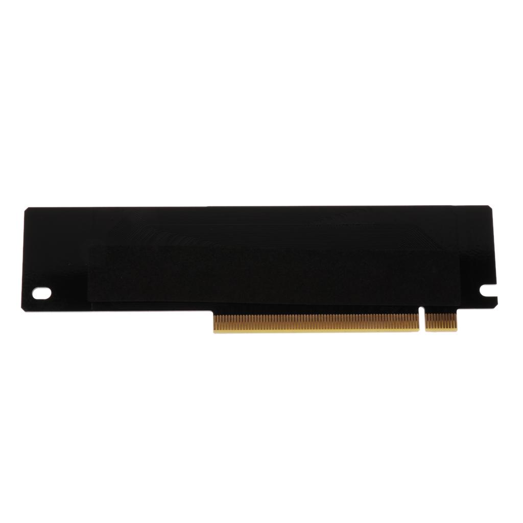 PCI Express 16x Riser Card 90 Degree Right Angle Riser Adapter Card for 2U