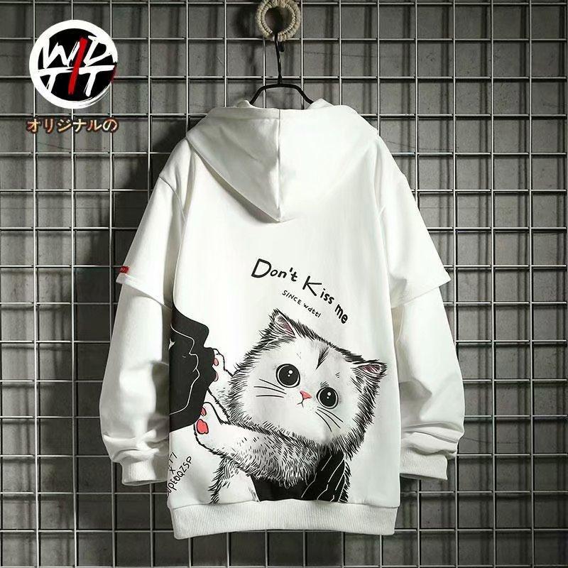 Áo Hoodie Giả Hai Lớp Phong Cách Hàn Quốc Dành Cho Nữ Size M-3Xl