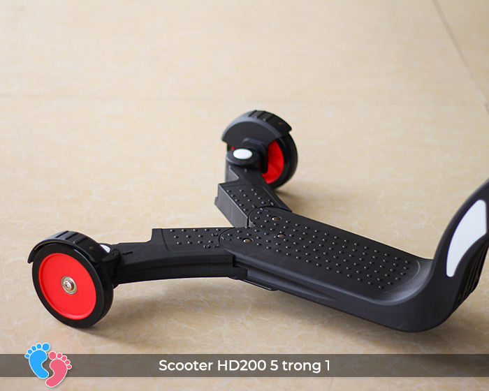 Xe đa năng trượt Scooter xe cân bằng xe đẩy cho bé 5 trong 1 Broller HD200