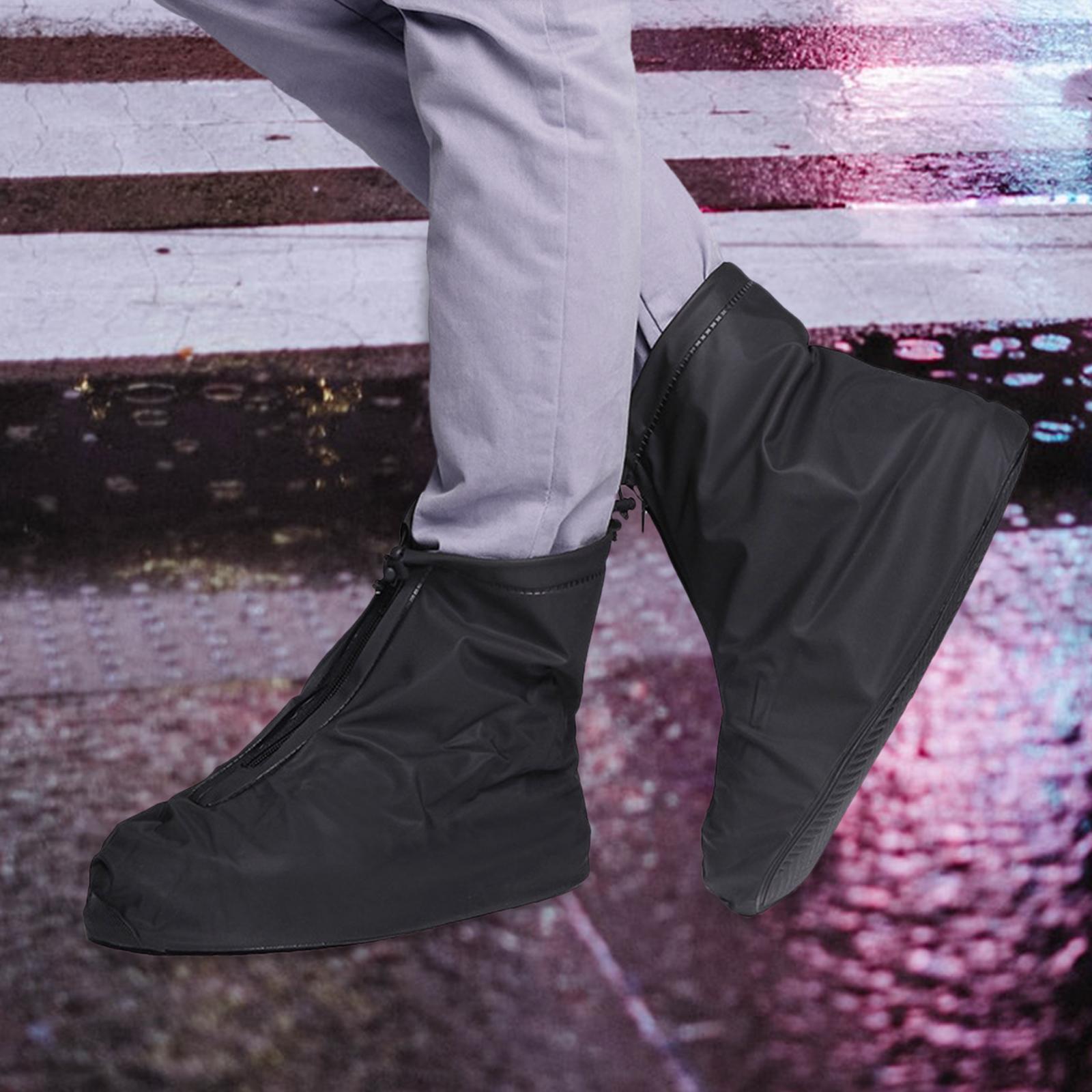 Shoe Covers Rain Overshoes Portable Rainy Day Anti Slip Rain Boot Shoe Covers Rain Shoe Protectors for Travel Outside Outdoor